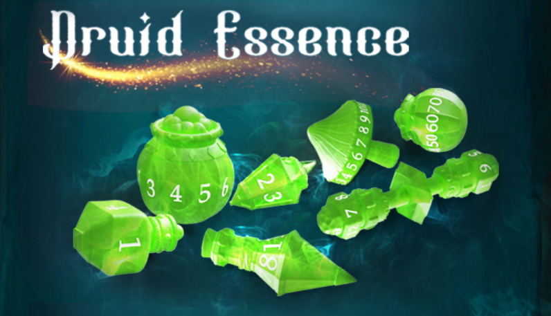 Mage's Chance - Dice Set - Druid Essence