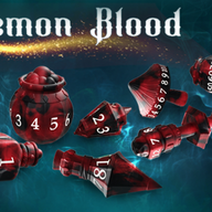 Mage's Chance - Dice Set - Demon Blood